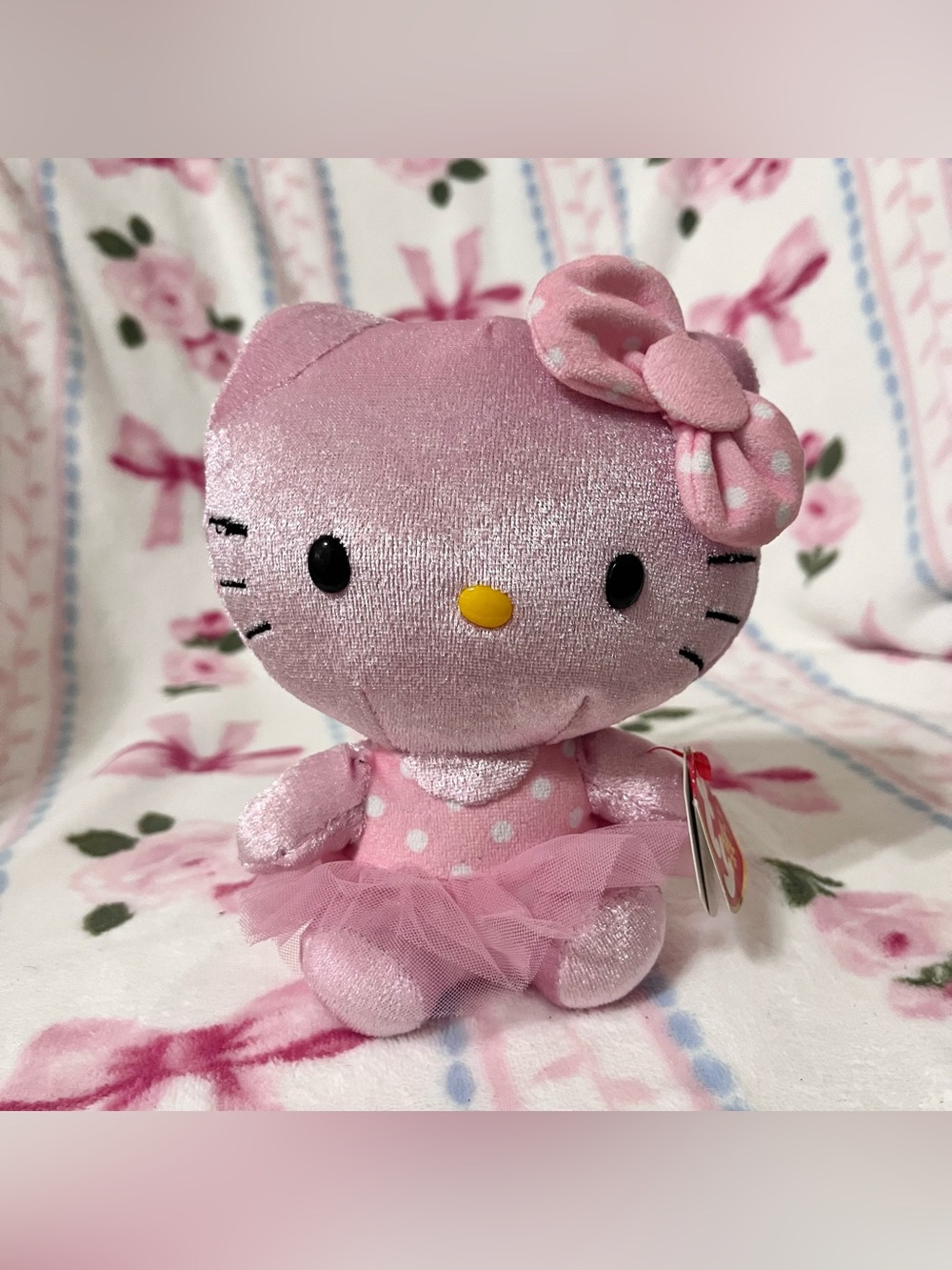 Hello Kitty Beanie Babies Sanrio Pink Ballerina